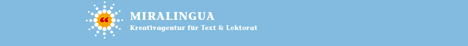 Miralingua - Kreativagentur fr Text & Lektorat (Logo)